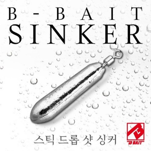 [비베이트] B-BAIT 스틱드롭샷 스틱싱커 (민물,바다 봉돌) 친환경낚시추 대용량추 MADE IN KOREA